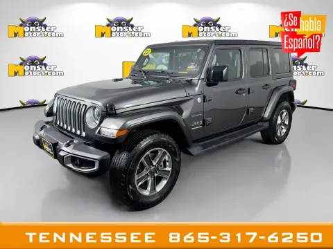 Gray 2023 Jeep Wrangler Sahara for sale in Louisville, TN