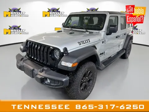 Silver 2023 Jeep Wrangler Willys for sale in Louisville, TN