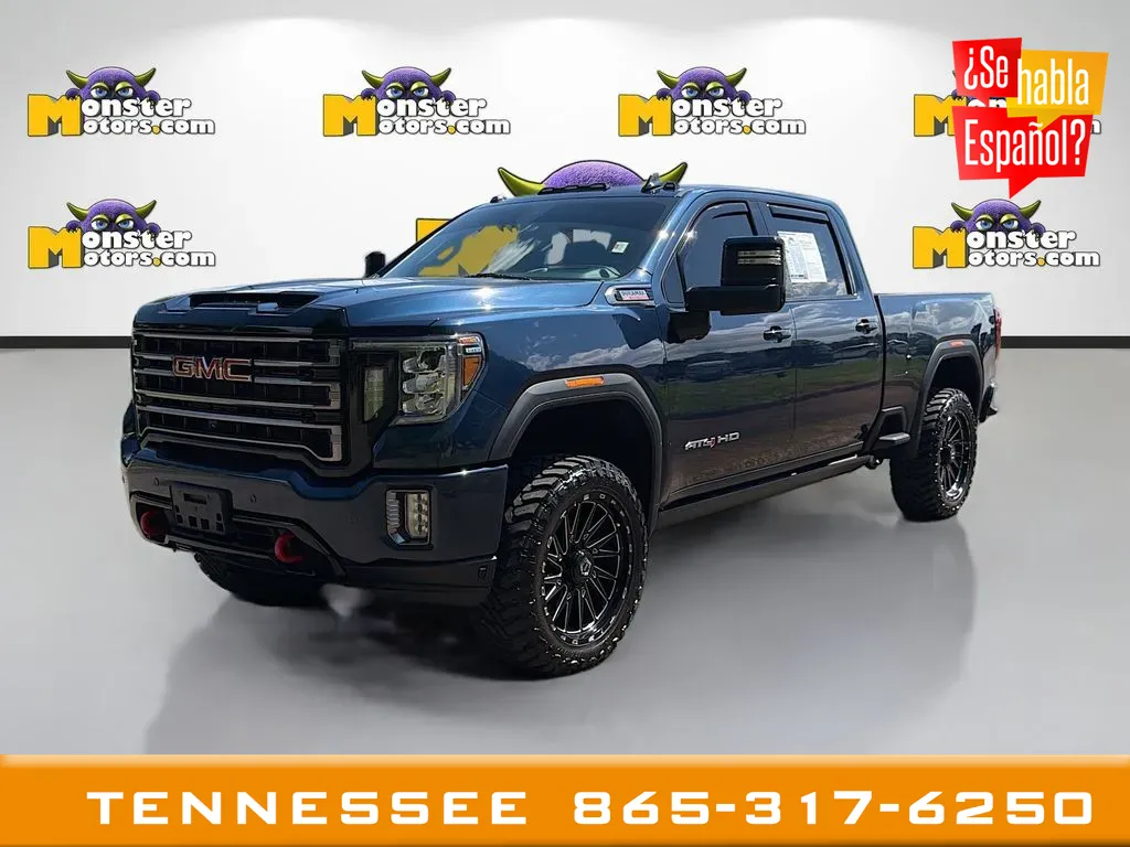 Blue 2023 GMC Sierra 2500HD AT4 for sale in Louisville, TN