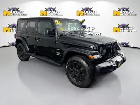 Another view of 2021 Jeep Wrangler Unlimited Sahara for sale in Louisville, TN at Monster Motors - Knoxville, TN