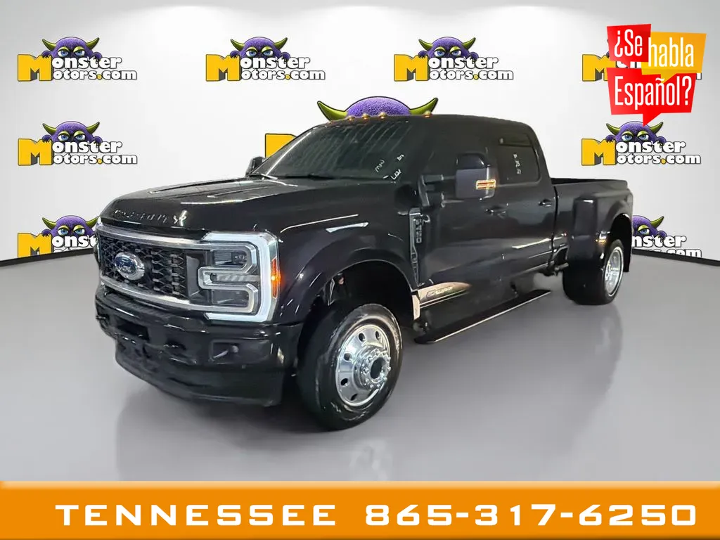 Black 2025 Ford F-450SD Platinum for sale in Louisville, TN