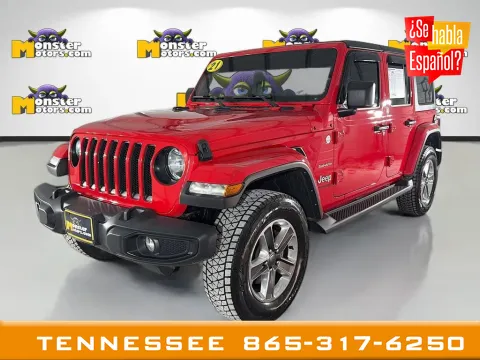 Red 2021 Jeep Wrangler Unlimited Sahara for sale in Louisville, TN