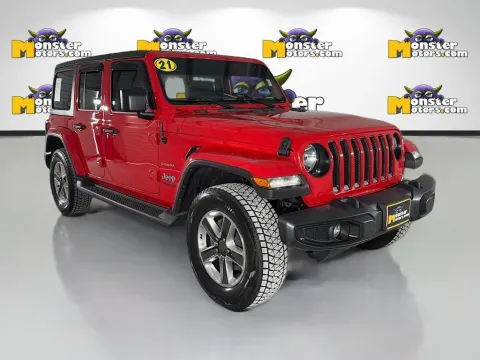 Another view of 2021 Jeep Wrangler Unlimited Sahara for sale in Louisville, TN at Monster Motors - Knoxville, TN