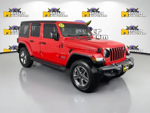 Another view of 2021 Jeep Wrangler Unlimited Sahara for sale in Louisville, TN at Monster Motors - Knoxville, TN