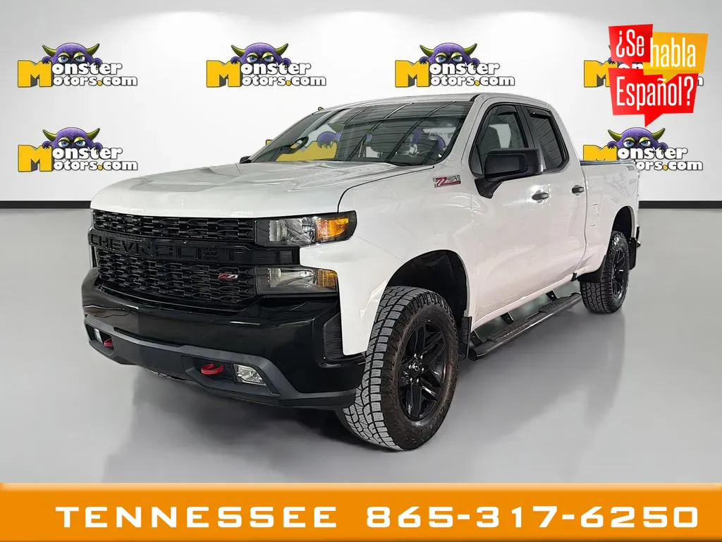 White 2019 Chevrolet Silverado 1500 Custom Trail Boss for sale in Louisville, TN
