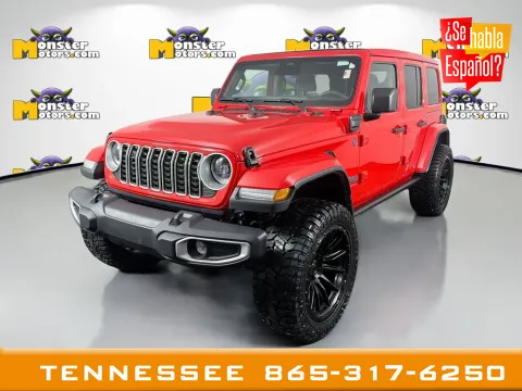 Red 2025 Jeep Wrangler Sahara 4xe for sale in Louisville, TN