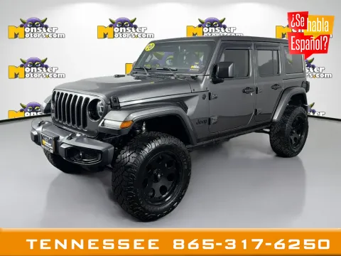 Gray 2020 Jeep Wrangler Unlimited Sahara Altitude for sale in Louisville, TN