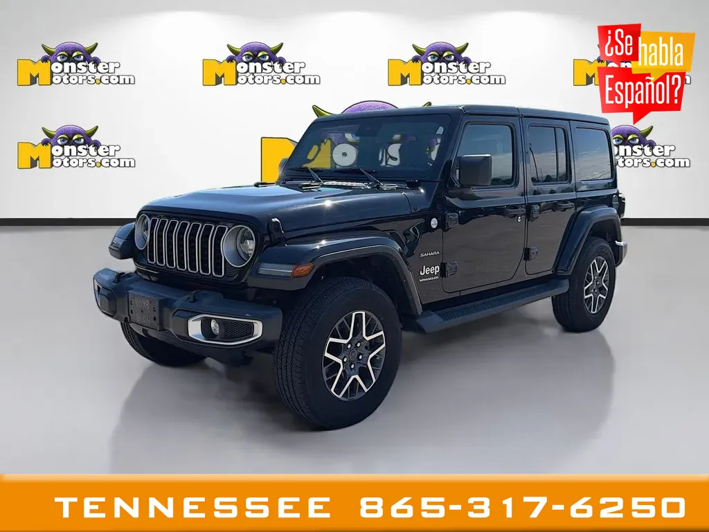 Black 2024 Jeep Wrangler Sahara for sale in Louisville, TN