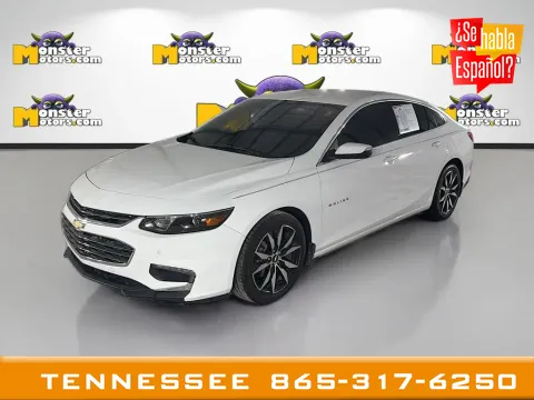 White 2018 Chevrolet Malibu LT for sale in Louisville, TN