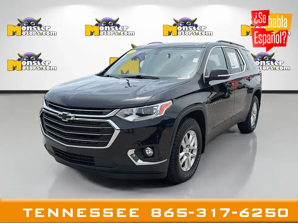Black 2021 Chevrolet Traverse LT for sale in Louisville, TN