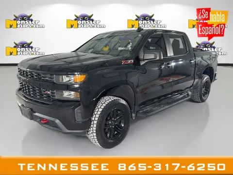 Black 2021 Chevrolet Silverado 1500 Custom Trail Boss for sale in Louisville, TN