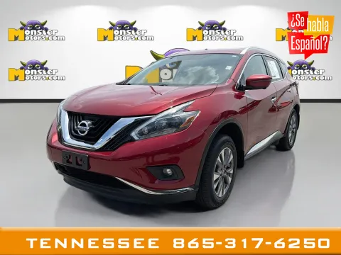 Red 2018 Nissan Murano SL for sale in Louisville, TN