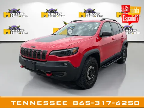 Red 2019 Jeep Cherokee Trailhawk for sale in Louisville, TN