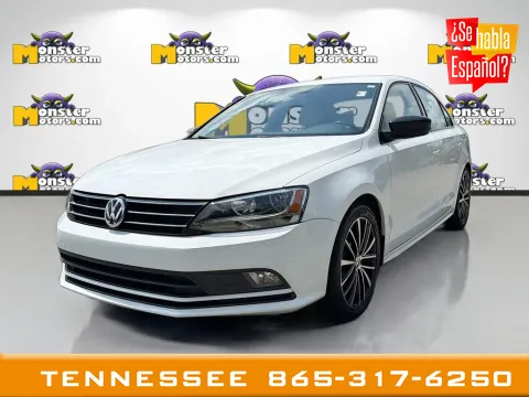 White 2016 Volkswagen Jetta 1.8T Sport for sale in Louisville, TN