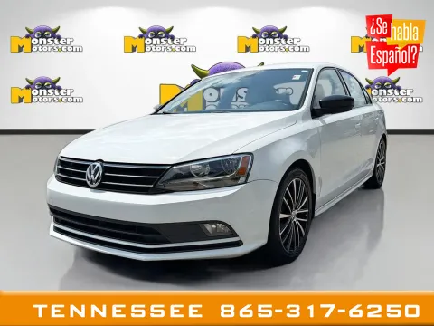 White 2016 Volkswagen Jetta 1.8T Sport for sale in Louisville, TN