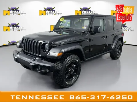 Black 2023 Jeep Wrangler Willys for sale in Louisville, TN