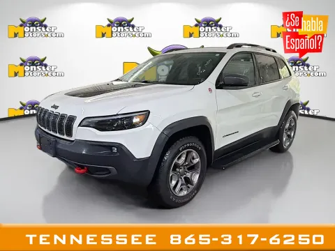 White 2019 Jeep Cherokee Trailhawk for sale in Louisville, TN