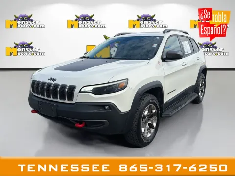 White 2019 Jeep Cherokee Trailhawk for sale in Louisville, TN