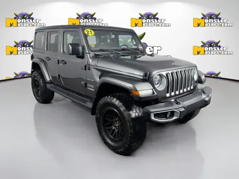 Another view of 2021 Jeep Wrangler Unlimited Sahara for sale in Louisville, TN at Monster Motors - Knoxville, TN