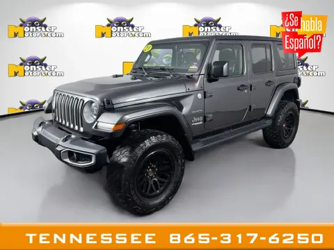 Gray 2021 Jeep Wrangler Unlimited Sahara for sale in Louisville, TN