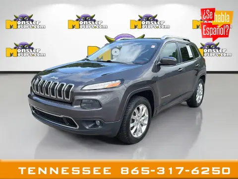 Gray 2015 Jeep Cherokee Limited for sale in Louisville, TN