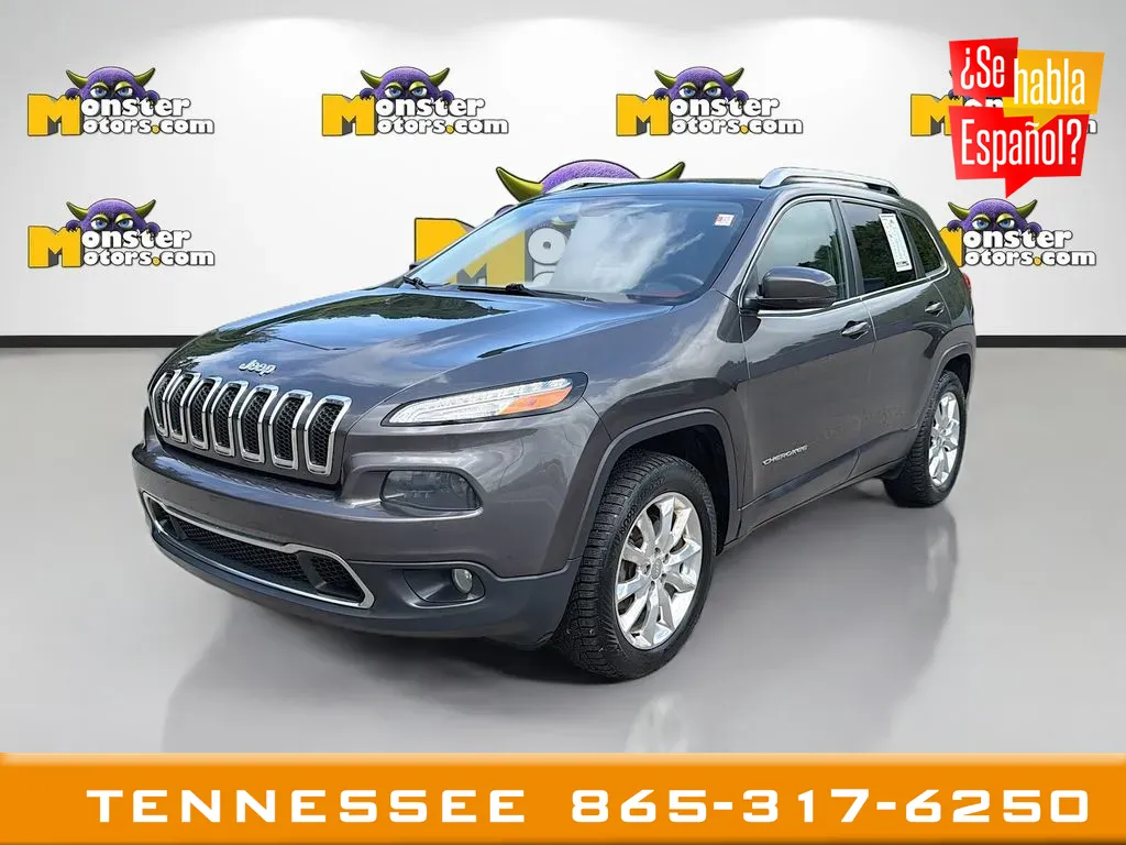 Gray 2015 Jeep Cherokee Limited for sale in Louisville, TN