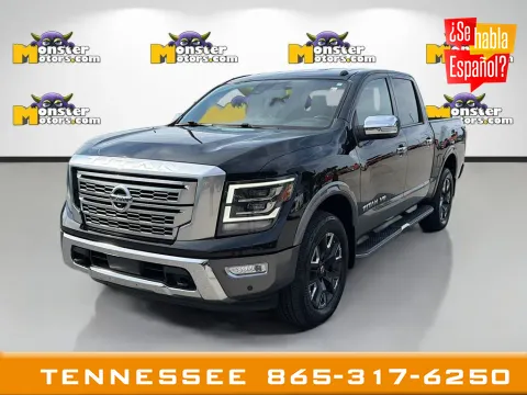 Black 2020 Nissan Titan Platinum Reserve for sale in Louisville, TN