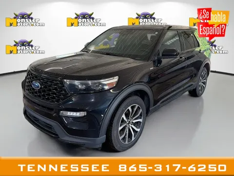 Black 2022 Ford Explorer ST-Line for sale in Louisville, TN