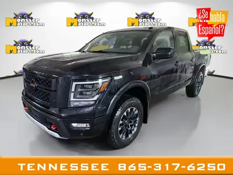 Black 2021 Nissan Titan PRO-4X for sale in Louisville, TN