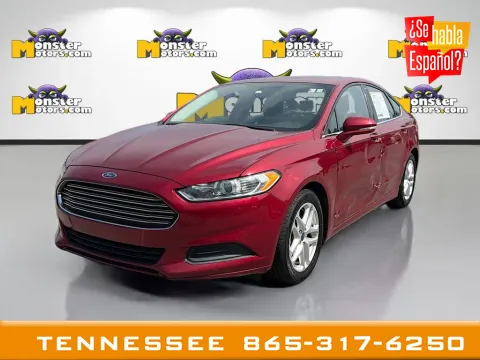Red 2015 Ford Fusion SE for sale in Louisville, TN