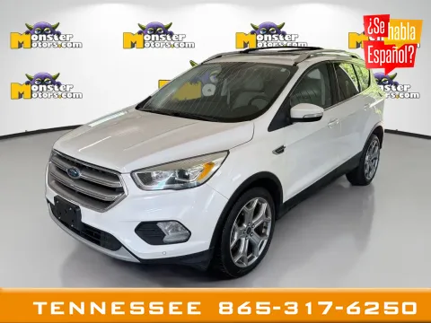 White 2017 Ford Escape Titanium for sale in Louisville, TN