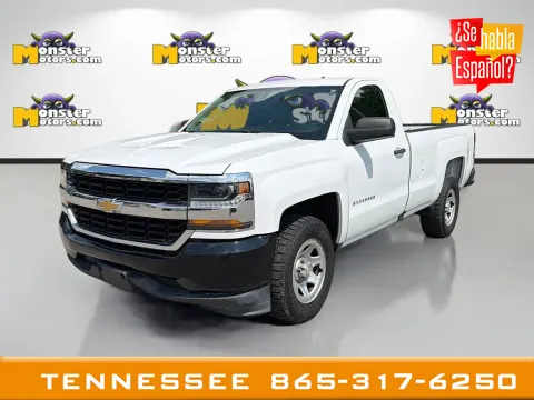 White 2018 Chevrolet Silverado 1500 WT for sale in Louisville, TN
