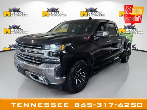 Black 2019 Chevrolet Silverado 1500 LTZ for sale in Louisville, TN