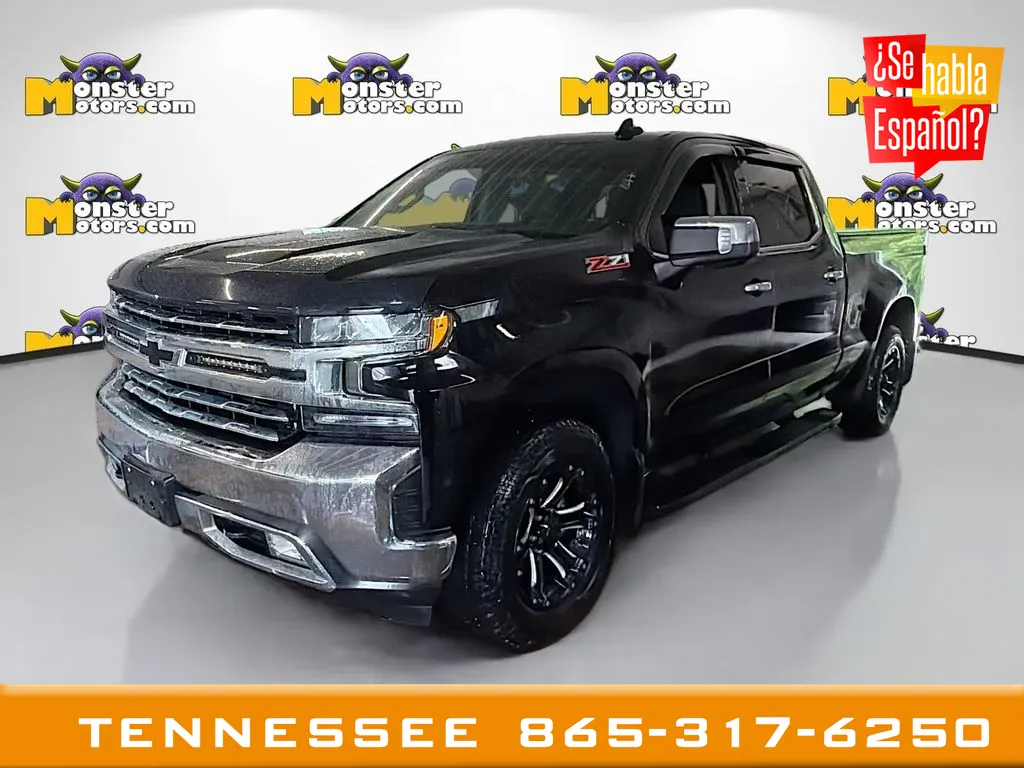 Black 2019 Chevrolet Silverado 1500 LTZ for sale in Louisville, TN