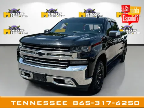 Black 2019 Chevrolet Silverado 1500 LTZ for sale in Louisville, TN