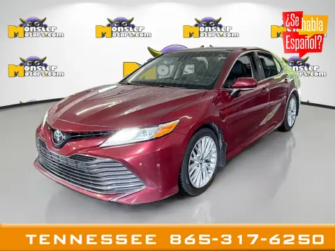 Red 2018 Toyota Camry XLE for sale in Louisville, TN
