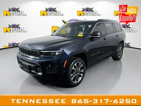 Blue 2023 Jeep Grand Cherokee L Overland for sale in Louisville, TN