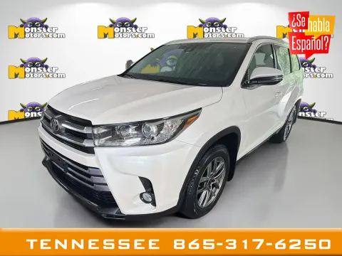 White 2019 Toyota Highlander XLE for sale in Louisville, TN