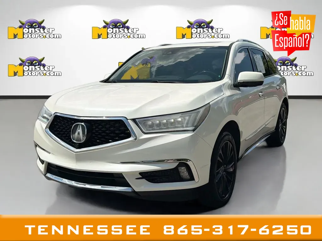 White 2017 Acura MDX 3.5L for sale in Louisville, TN