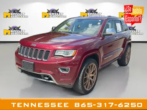 Red 2016 Jeep Grand Cherokee Overland for sale in Louisville, TN