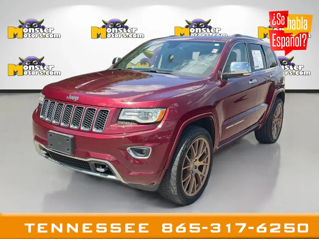 Red 2016 Jeep Grand Cherokee Overland for sale in Louisville, TN