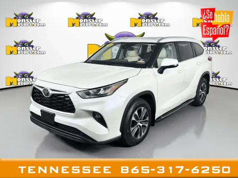 White 2020 Toyota Highlander XLE for sale in Louisville, TN