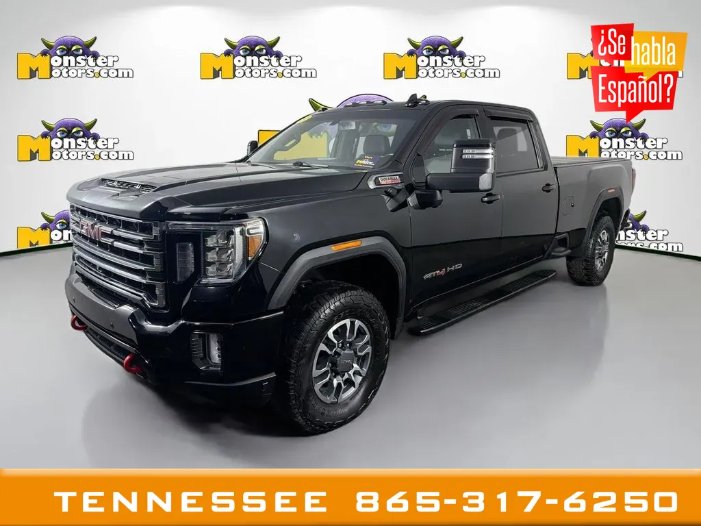 Black 2021 GMC Sierra 2500 HD AT4 for sale in Louisville, TN