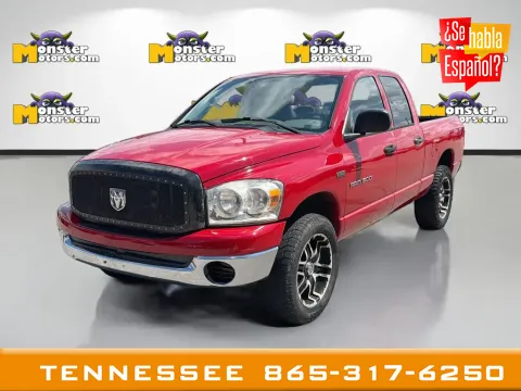 Red 2007 Dodge Ram 1500 SLT for sale in Louisville, TN