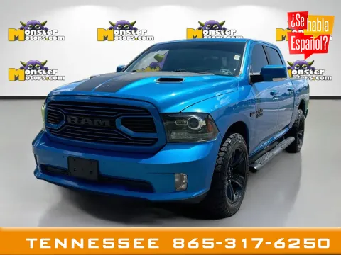 Blue 2018 Ram 1500 Sport for sale in Louisville, TN