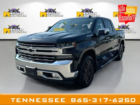 Black 2020 Chevrolet Silverado 1500 LTZ for sale in Louisville, TN