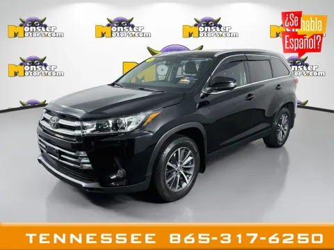 Black 2019 Toyota Highlander XLE for sale in Louisville, TN