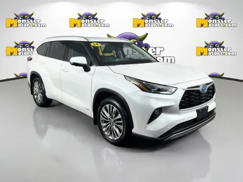 Another view of 2024 Toyota Highlander Hybrid Platinum for sale in Louisville, TN at Monster Motors - Knoxville, TN