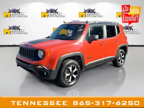 Orange 2019 Jeep Renegade Trailhawk for sale in Louisville, TN