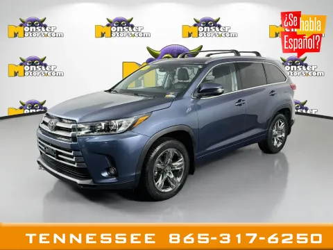 Blue 2019 Toyota Highlander Limited for sale in Louisville, TN